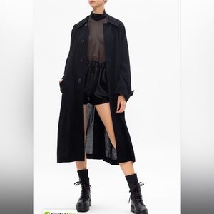 Ann Demeulemeester Satin Shorts with drawstring - size MEDIUM